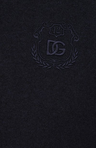 Толстовка из шерсти и кашемира DOLCE & GABBANA темно-синего цвета по цене 89950 руб., арт. L4KWJ6/JDVGS_001, фото 3 Толстовка из шерсти и кашемира DOLCE & GABBANA, арт. L4KWJ6/JDVGS_001, фото 3