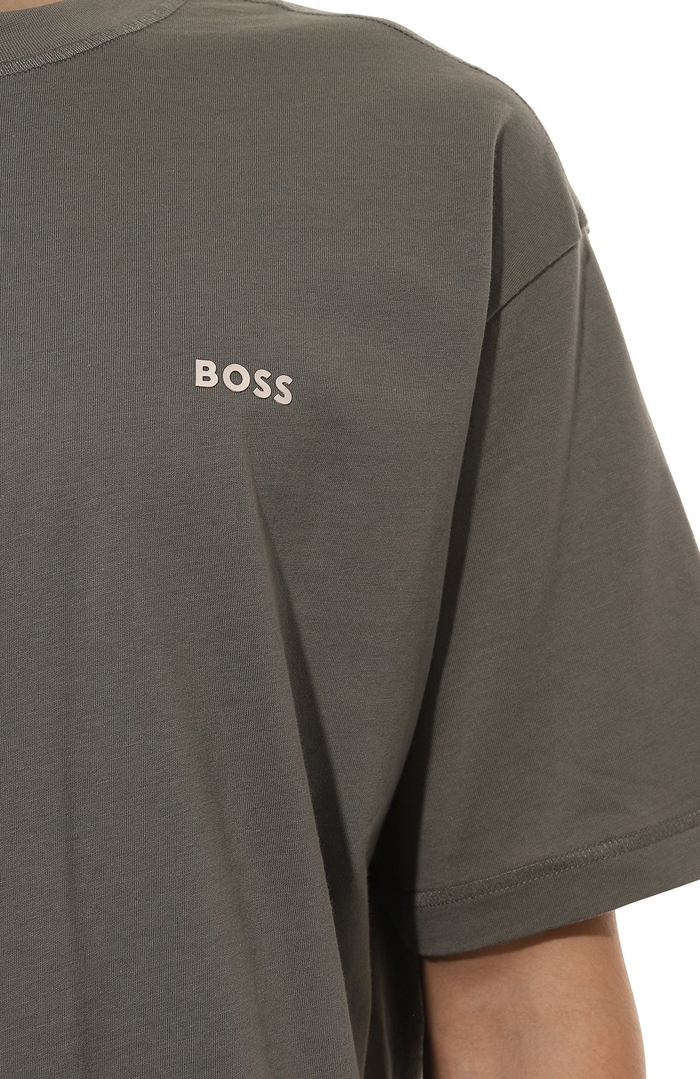 Хлопковая футболка BOSS ORANGE, арт. 50528221, фото 5