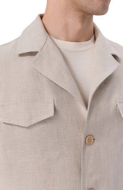 Льняная куртка-рубашка STEFANO RICCI, арт. SP008166/VT0002, фото 5