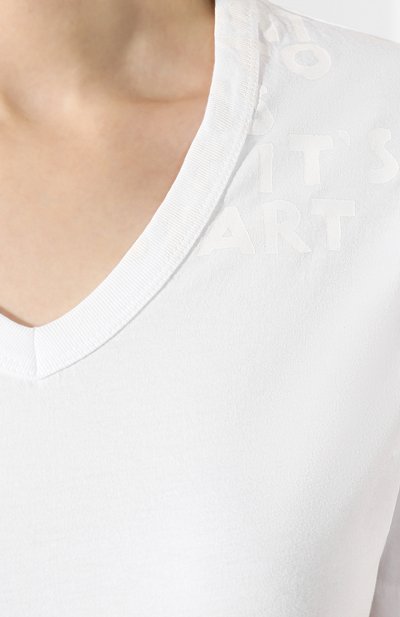 Хлопковая футболка MM6, арт. S32GJ0007/S20299, фото 5
