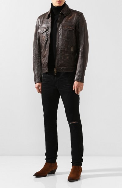 Кожаная куртка DSQUARED2, арт. S74AM0958/SX9560, фото 2