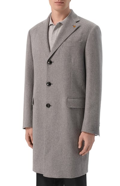 Кашемировое пальто SARTORIA LATORRE серого цвета по цене 198000 руб., арт. A0STA/PU060X, фото 3 Кашемировое пальто SARTORIA LATORRE, арт. A0STA/PU060X, фото 3