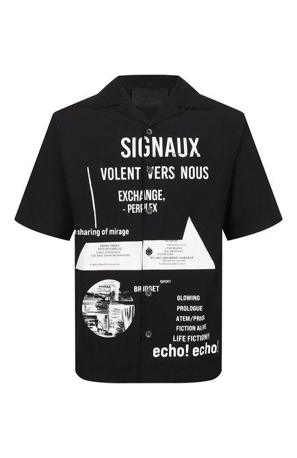 Мужская хлопковая рубашка PRADA, арт. UCS400-1YV5-F0002