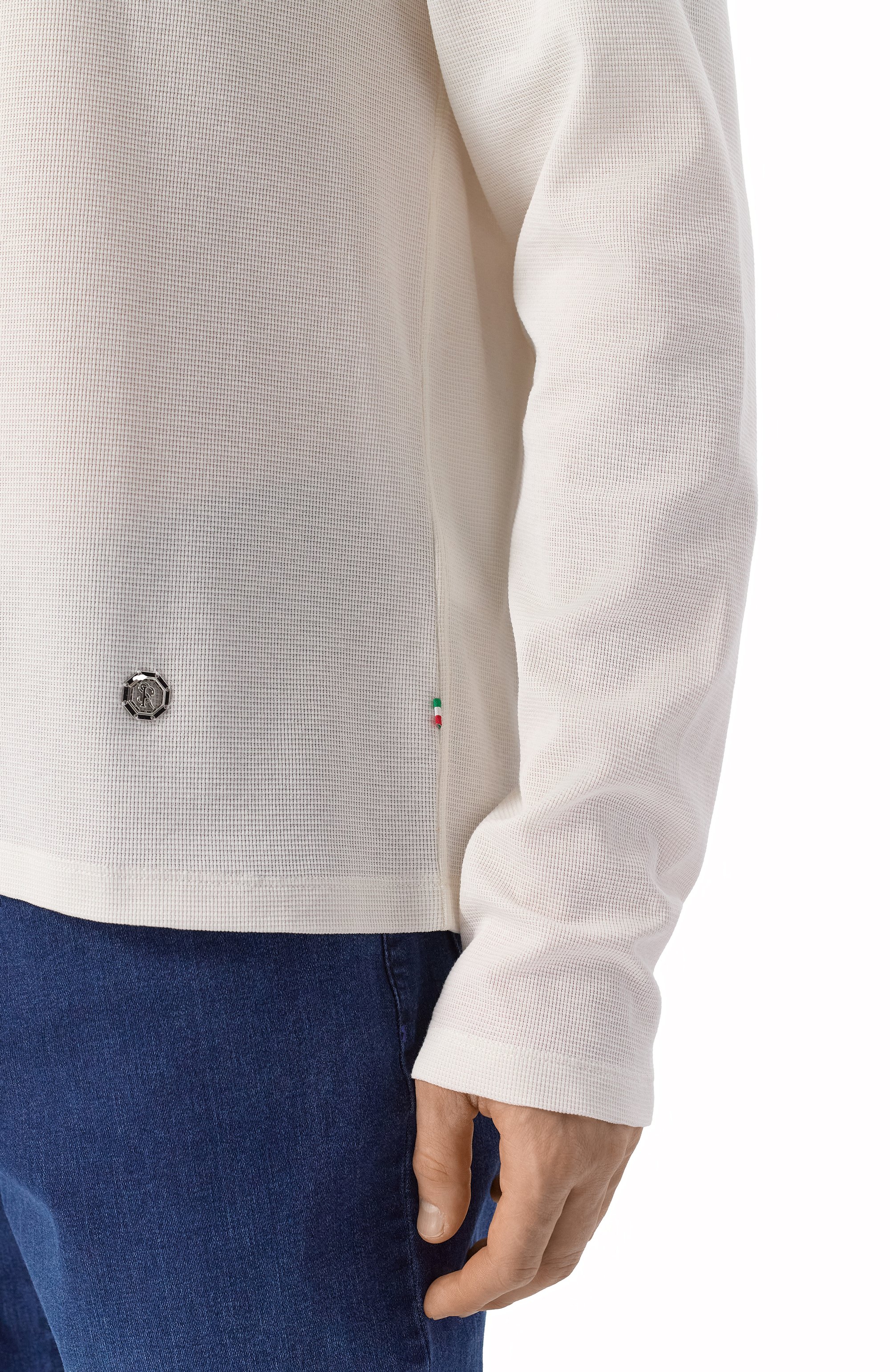 Лонгслив из хлопка и шелка STEFANO RICCI, арт. MNH5104221/CTK01S, фото 5