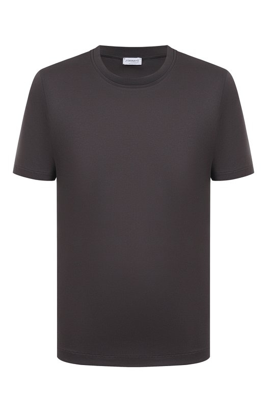 Хлопковая футболка Zimmerli 286-43110 Серый 286-43110