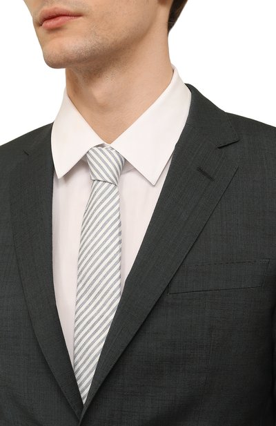 Галстук изо льна и шелка BOSS, арт. 50490633, фото 2