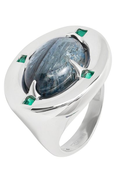 Кольцо ai с кианитом и агатами MOONKA, арт. ai-bg-r-kh, фото 3