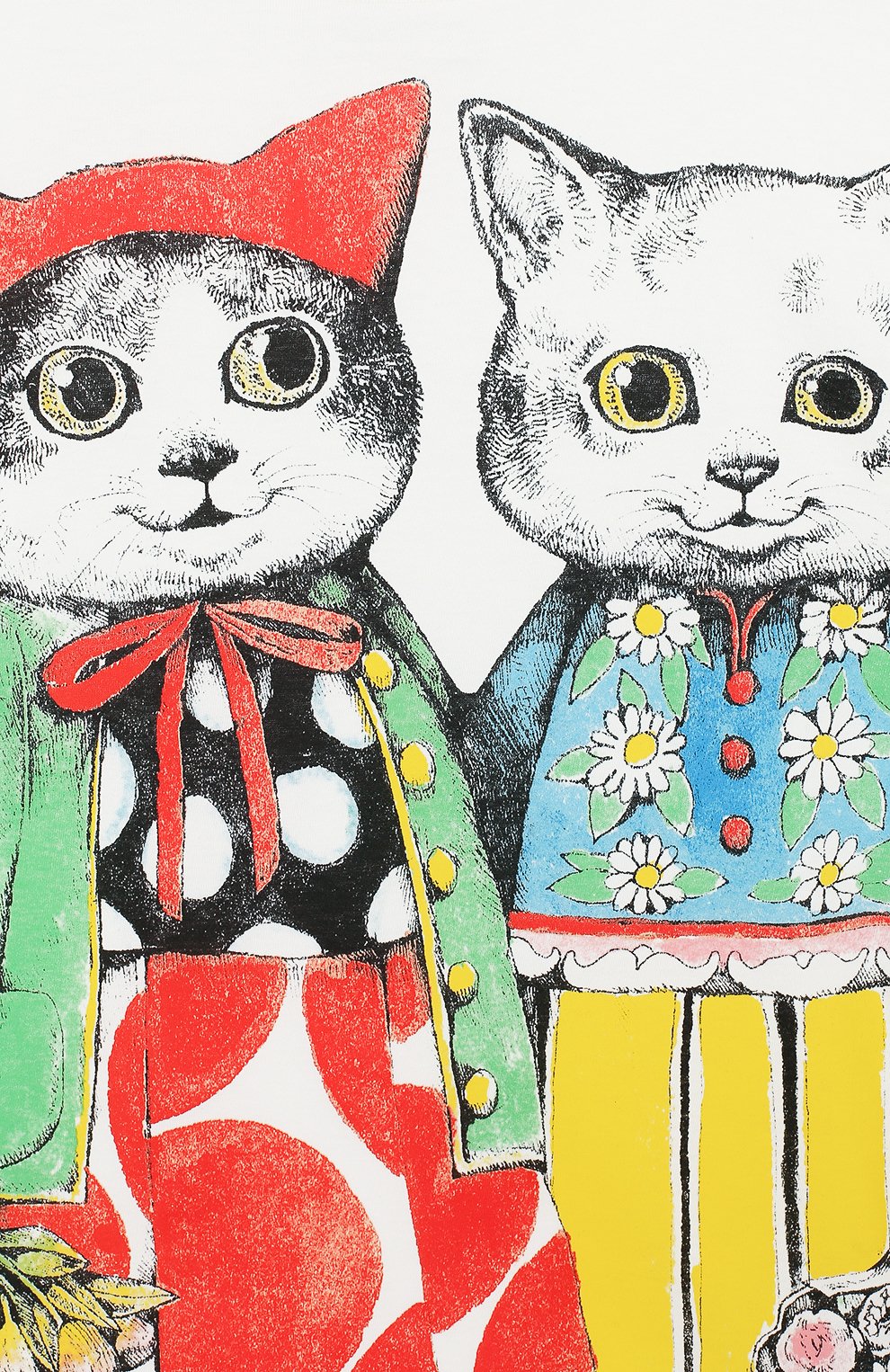 Хлопковое мини-платье с принтом GUCCI, арт. 503522/X9046, фото 3