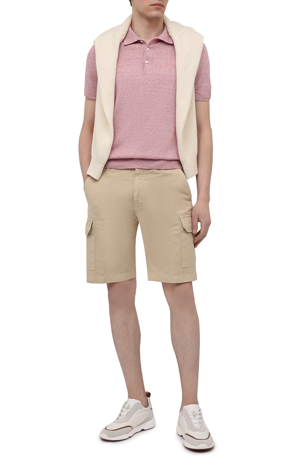 Поло изо льна и хлопка FIORONI, арт. MK20701C1, фото 2