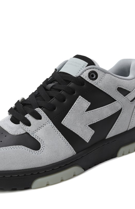 Замшевые кеды Out of Office Off-White 0MIA189S25LEA0070510 Серый  0MIA189S25LEA0070510 Фото 7