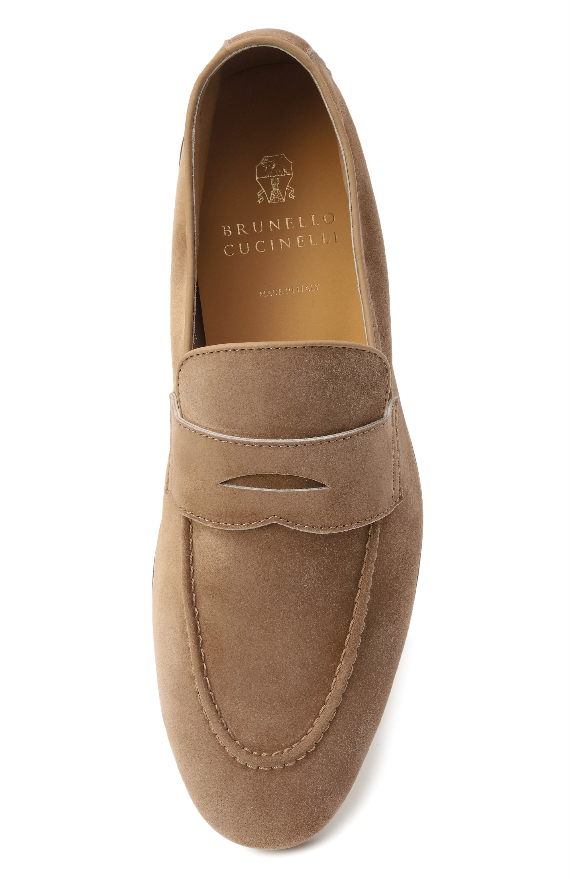 Замшевые пенни-лоферы BRUNELLO CUCINELLI, арт. MZUCAHG730, фото 5