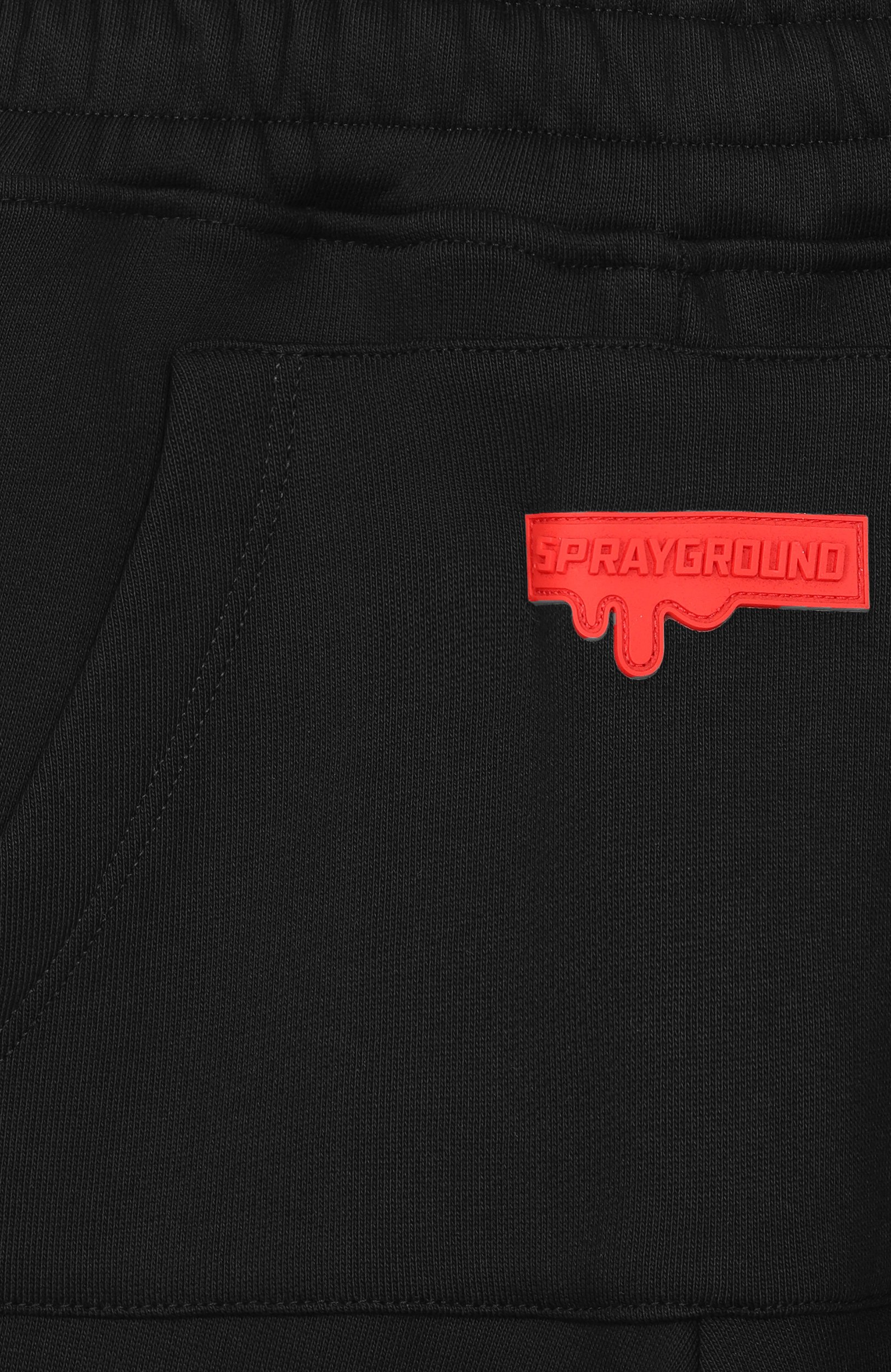Хлопковые брюки SPRAYGROUND, арт. SPY1516GBLK/CREATIVE DEPT. 0VER PANTS BLACK, фото 3