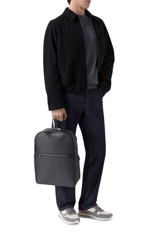 Рюкзак Serapian Milano SRSTSMLL700631D Серый  SRSTSMLL700631D Фото 7