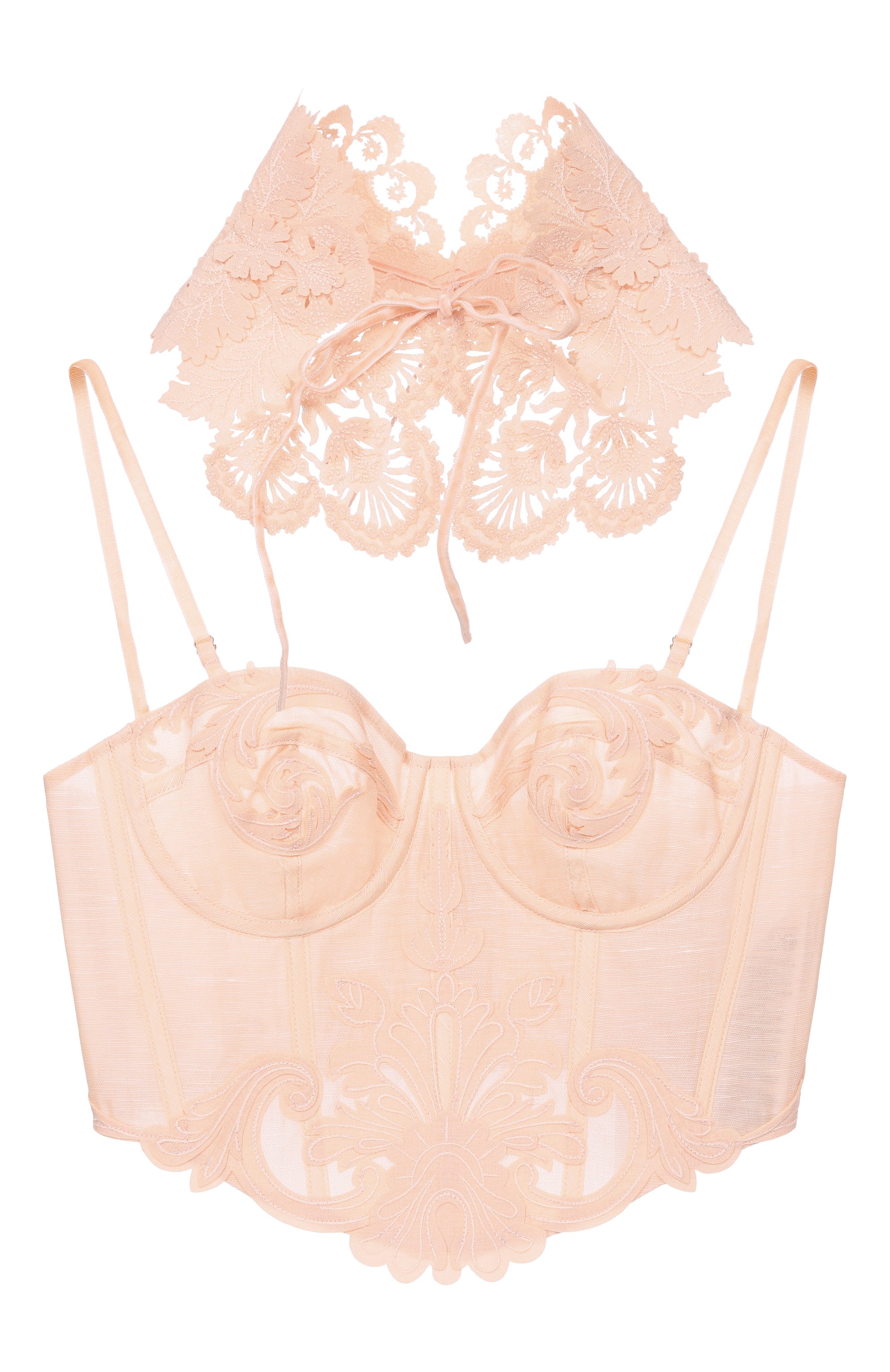 Топ изо льна и шелка ZIMMERMANN, арт. 6352TC261, фото 1