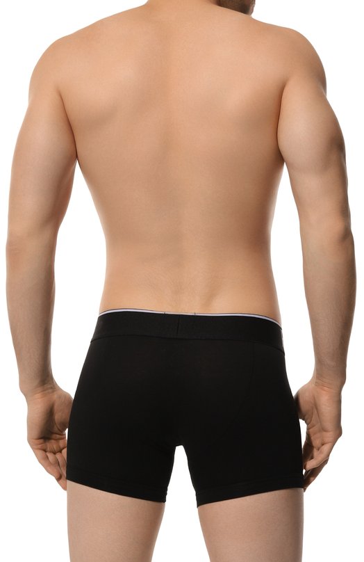 Хлопковые боксеры Emporio Armani 110818/4F516 Чёрный  110818/4F516 Фото 3