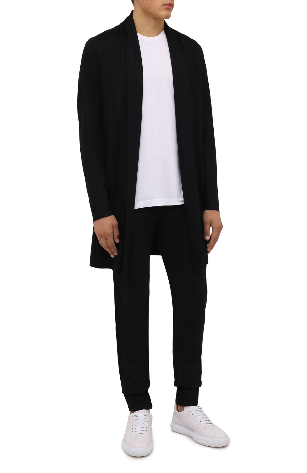 Шерстяной кардиган KAZUYUKI KUMAGAI черного цвета по цене 53950 руб., арт. AC12-279, фото 2 Шерстяной кардиган KAZUYUKI KUMAGAI, арт. AC12-279, фото 2