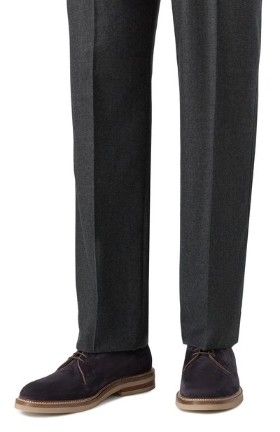 Замшевые дерби BRUNELLO CUCINELLI, арт. MZUPEAT708, фото 3