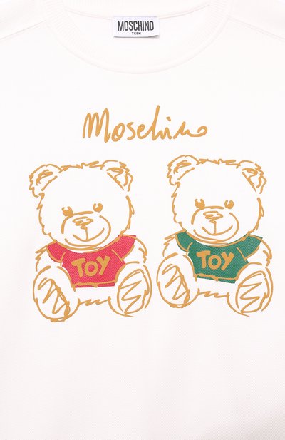 Хлопковый свитшот MOSCHINO, арт. H0F07H/LCA64/10-14, фото 3