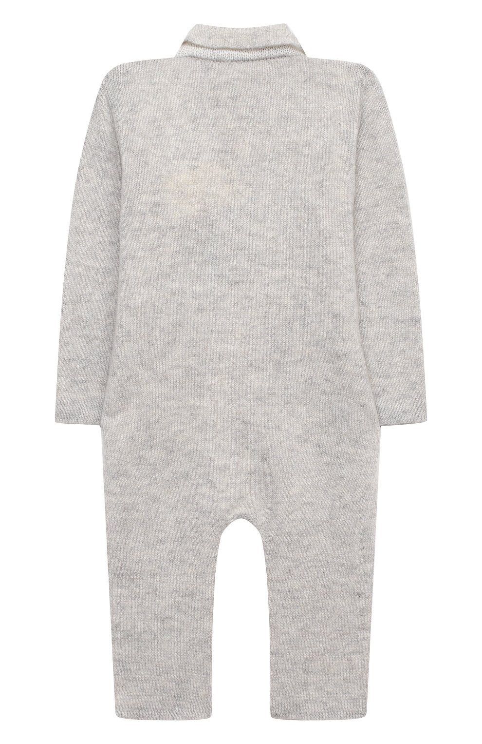 Кашемировый комбинезон BABY T серого цвета по цене 22000 руб., арт. 20AIC881TZ/18M-3A, фото 2 Кашемировый комбинезон BABY T, арт. 20AIC881TZ/18M-3A, фото 2