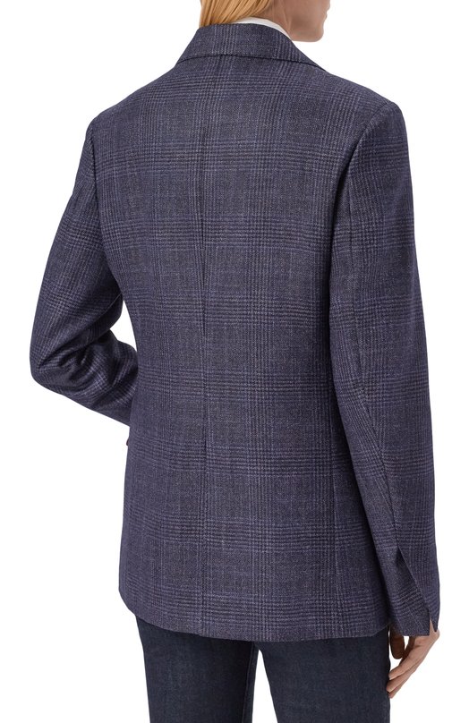 Жакет из шерсти и шелка MVST SDG601/S0731113 Синий  SDG601/S0731113 Фото 4