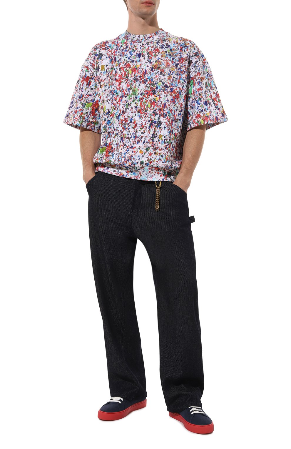 Замшевые кеды oil HIDE AND JACK темно-синего цвета по цене 15950 руб., арт. E0ILL, фото 2 Замшевые кеды oil HIDE AND JACK, арт. E0ILL, фото 2