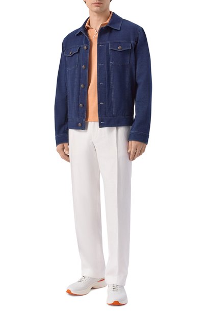 Поло из шелка и хлопка PAUL&SHARK, арт. 26411237, фото 2