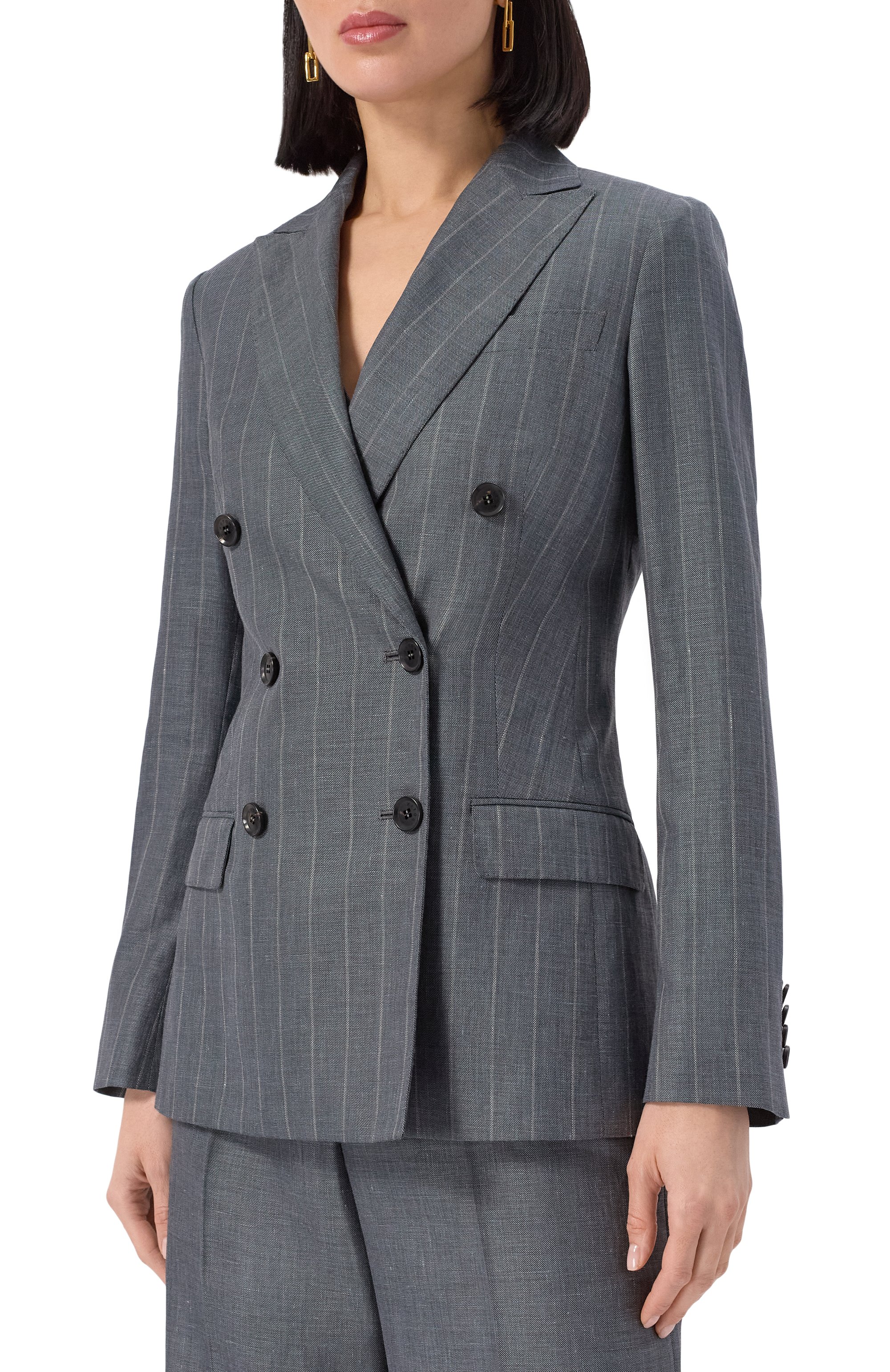 Жакет изо льна и шерсти KITON, арт. D46523K0603E08, фото 3