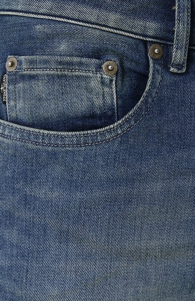 Джинсы прямого кроя с потертостями STONE ISLAND, арт. 6815J2ZN4, фото 5