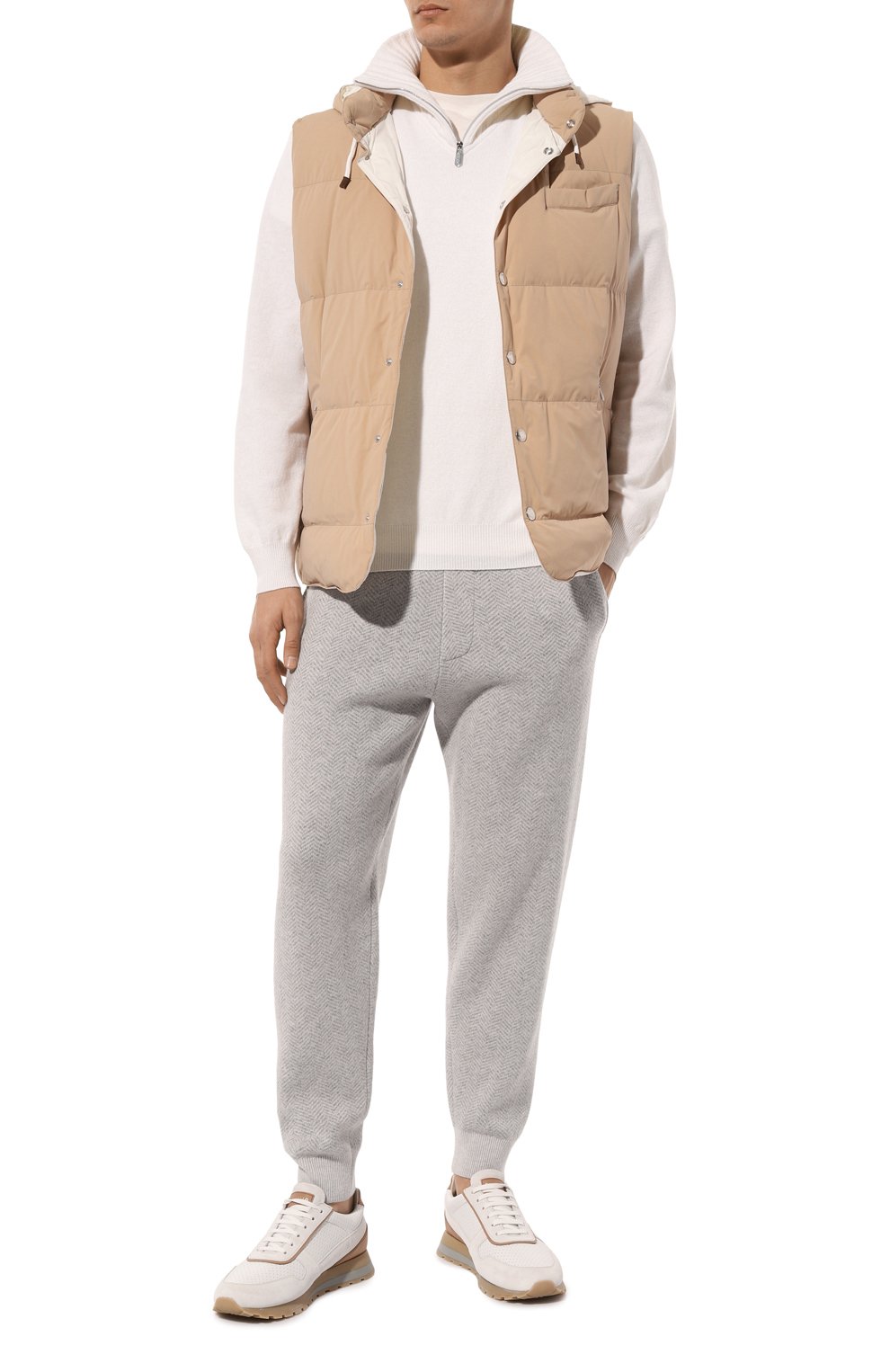 Пуховый жилет BRUNELLO CUCINELLI, арт. MM4031162, фото 2