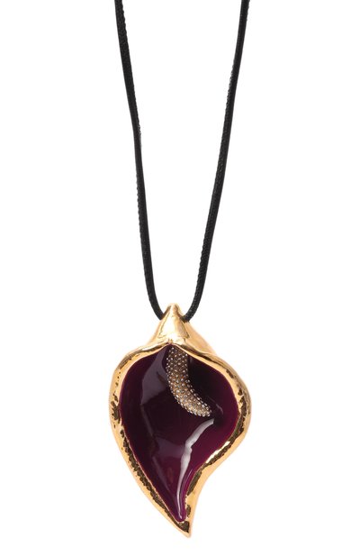 Кулон NINA RICCI фиолетового цвета по цене 78650 руб., арт. 26PBB0205/MET027, фото 3 Кулон NINA RICCI, арт. 26PBB0205/MET027, фото 3