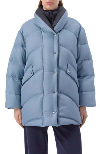 Пуховик ADD голубого цвета по цене 135500 руб., арт. 12AWHJ44R, фото 3 Пуховик ADD, арт. 12AWHJ44R, фото 3
