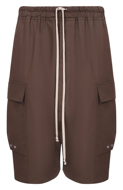 Мужские хлопковые шорты RICK OWENS, арт. RU01F2389/P