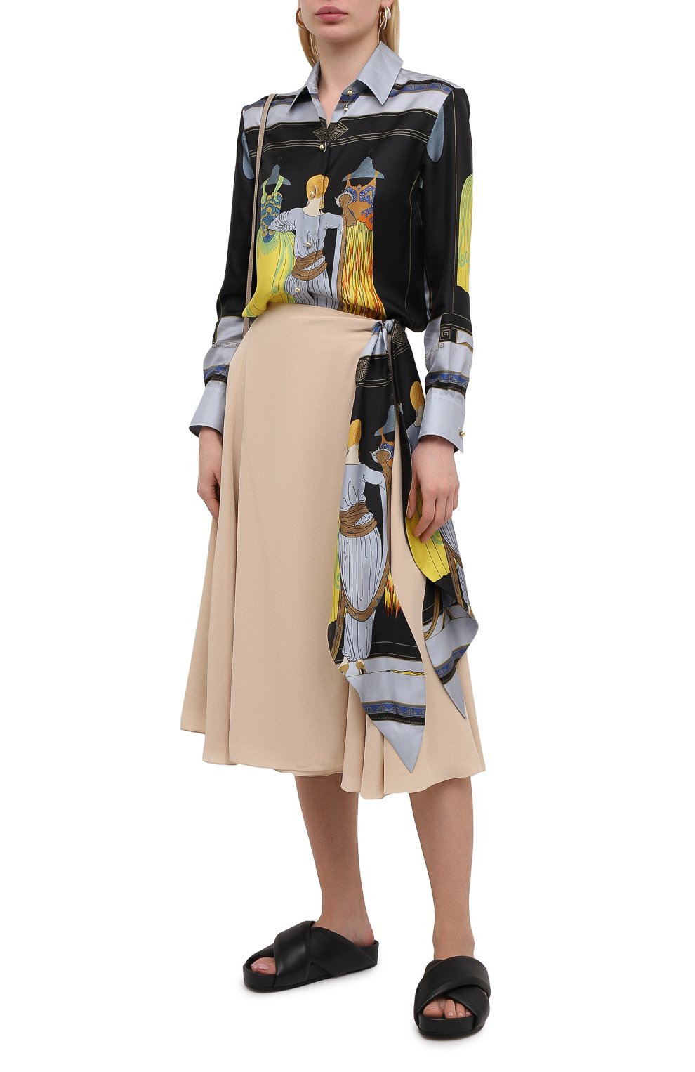 Шелковая рубашка LANVIN, арт. RW-T0652I-4848-P21, фото 2