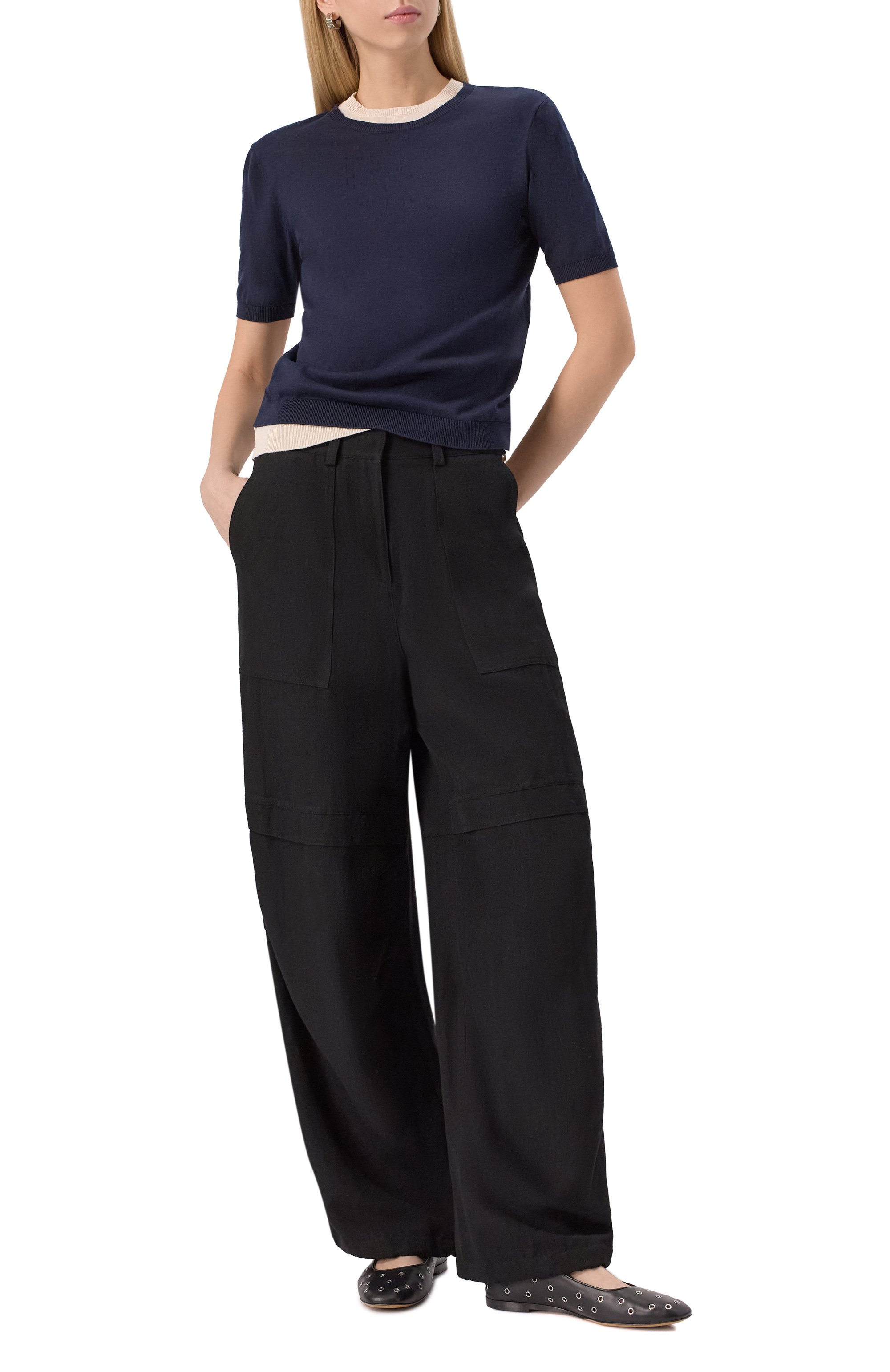 Пуловер из шелка и хлопка WEEKEND MAX MARA, арт. ZIBETT0, фото 2