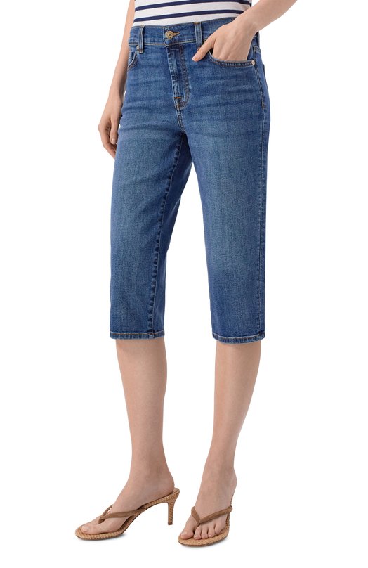 Джинсовые шорты 7 For All Mankind 7UK0044A-GHT Синий  7UK0044A-GHT Фото 3