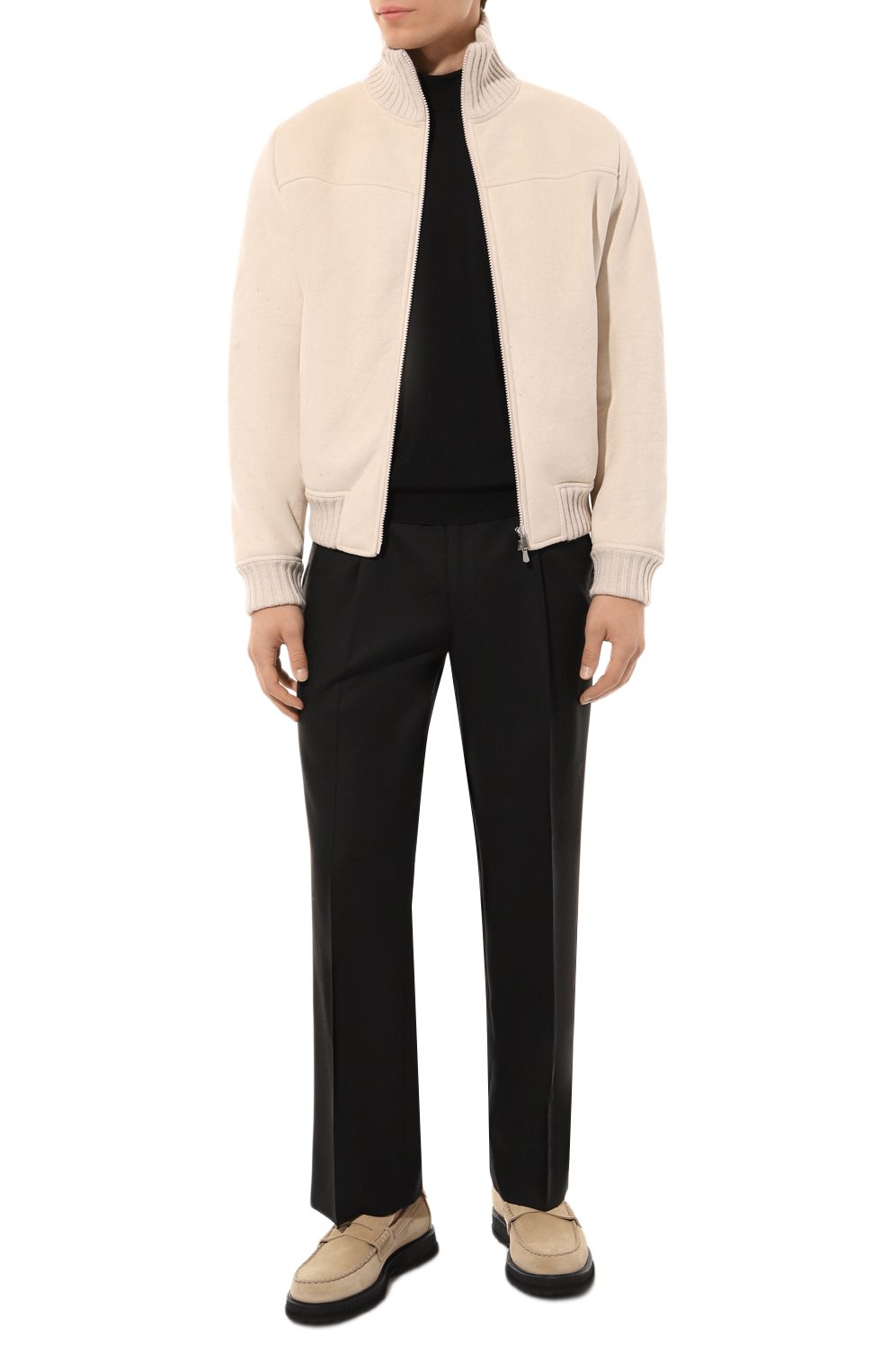 Замшевые пенни-лоферы KITON, арт. USSA211N0110807, фото 2