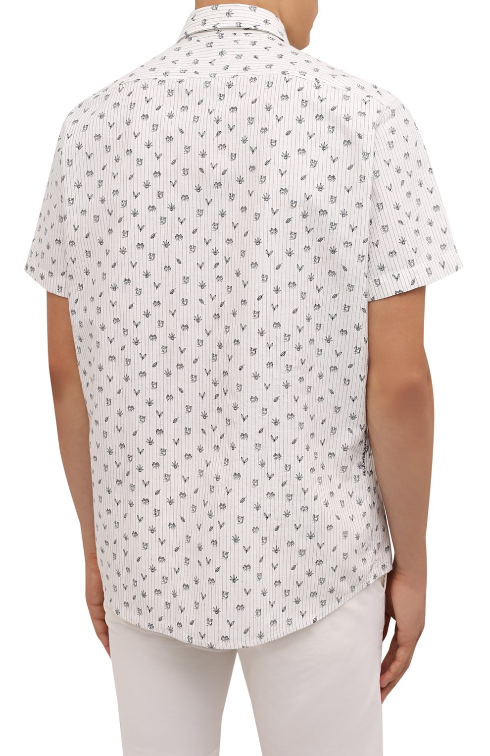 Хлопковая рубашка BOSS, арт. 50448095, фото 4