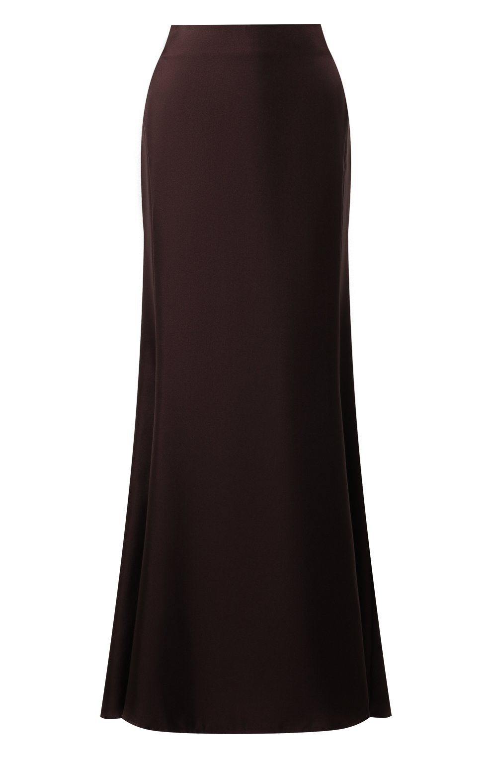 Шелковая юбка LOULOU DE SAISON темно-коричневого цвета по цене 54150 руб., арт. DALUPIRI, фото 1 Шелковая юбка LOULOU DE SAISON, арт. DALUPIRI, фото 1