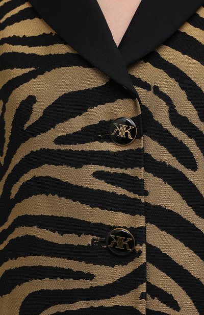 Жакет из вискозы KHAITE светло-коричневого цвета по цене 205500 руб., арт. 6035450/J0AN, фото 5 Жакет из вискозы KHAITE, арт. 6035450/J0AN, фото 5