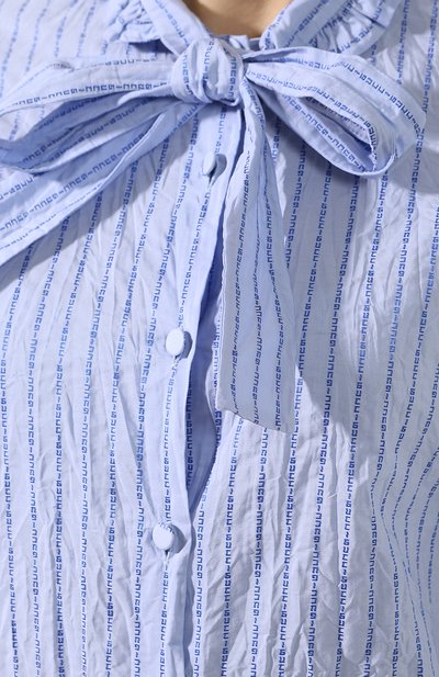 Хлопковая блузка GUCCI, арт. 545402/ZAAER, фото 5