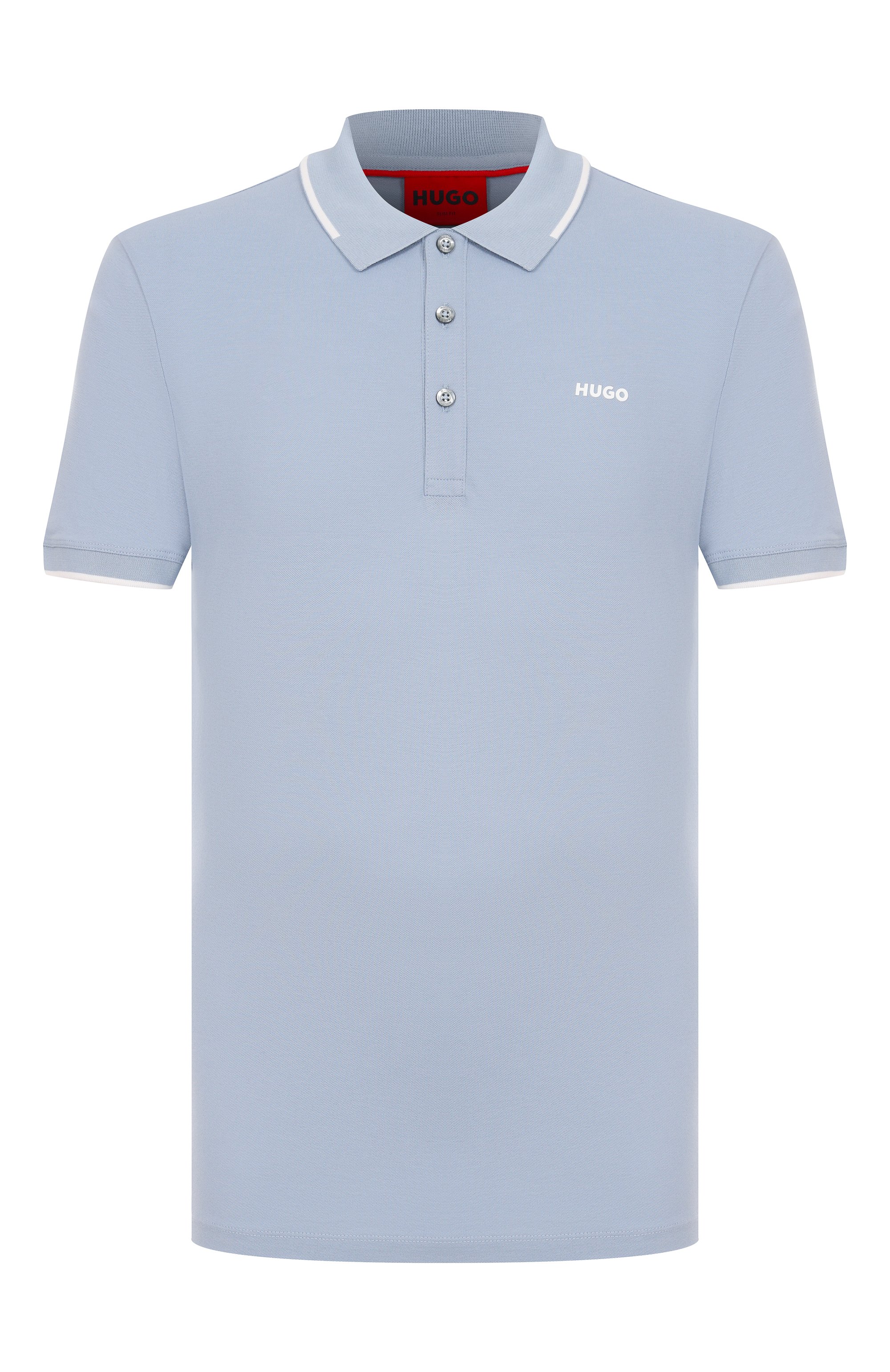 Хлопковое поло HUGO, арт. 50467344, фото 1