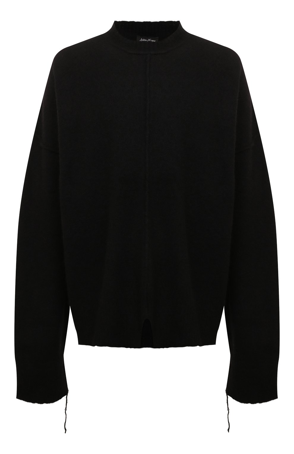 Шерстяной свитер ANDREA YA'AQOV черного цвета по цене 57150 руб., арт. 24MMAG51, фото 1 Шерстяной свитер ANDREA YA'AQOV, арт. 24MMAG51, фото 1