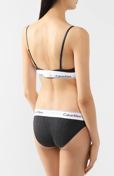 Хлопковый треугольный бюстгальтер CALVIN KLEIN, арт. QF4953E, фото 3