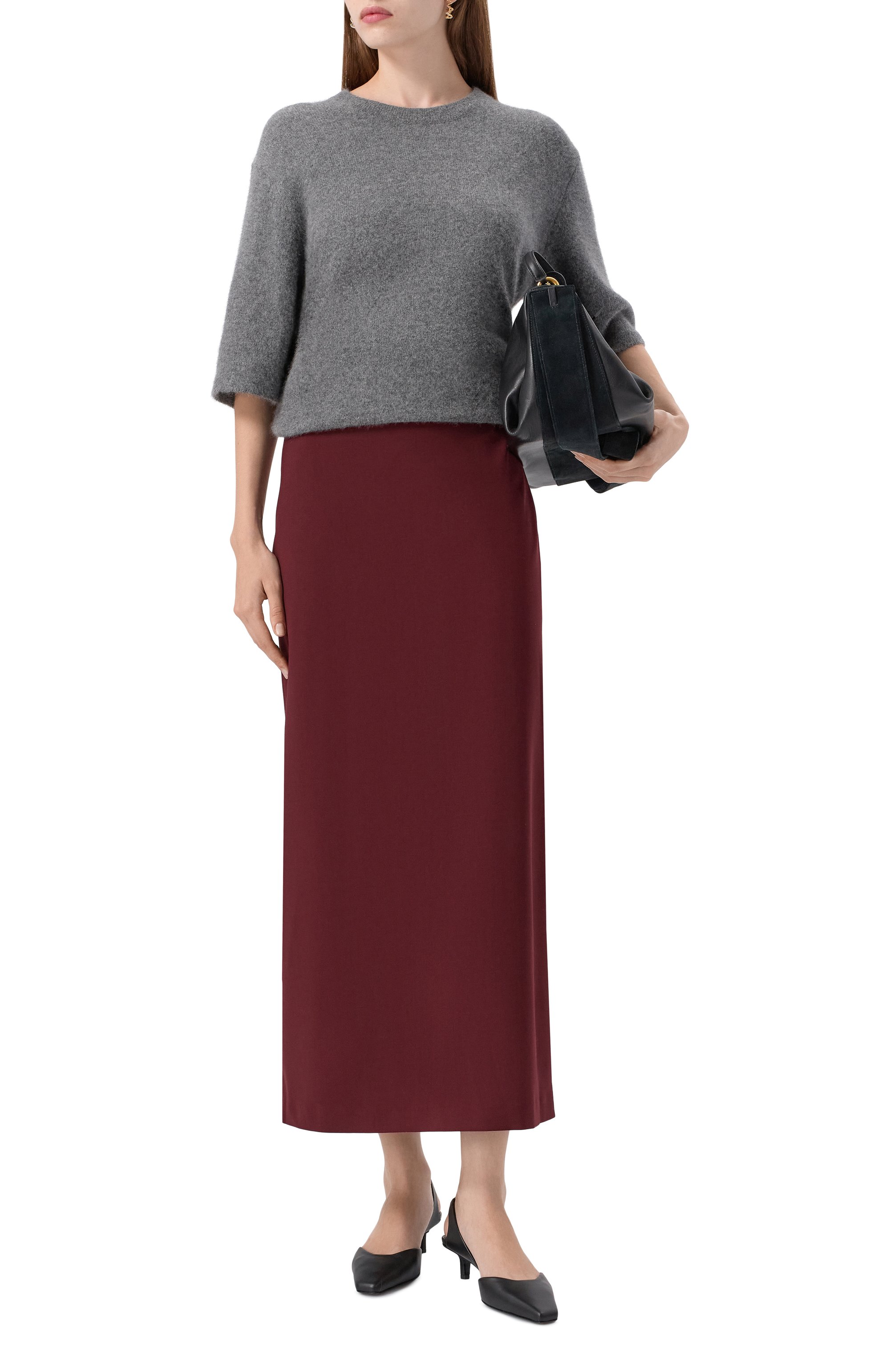 Шерстяной пуловер LOULOU DE SAISON, арт. RAVEN, фото 2