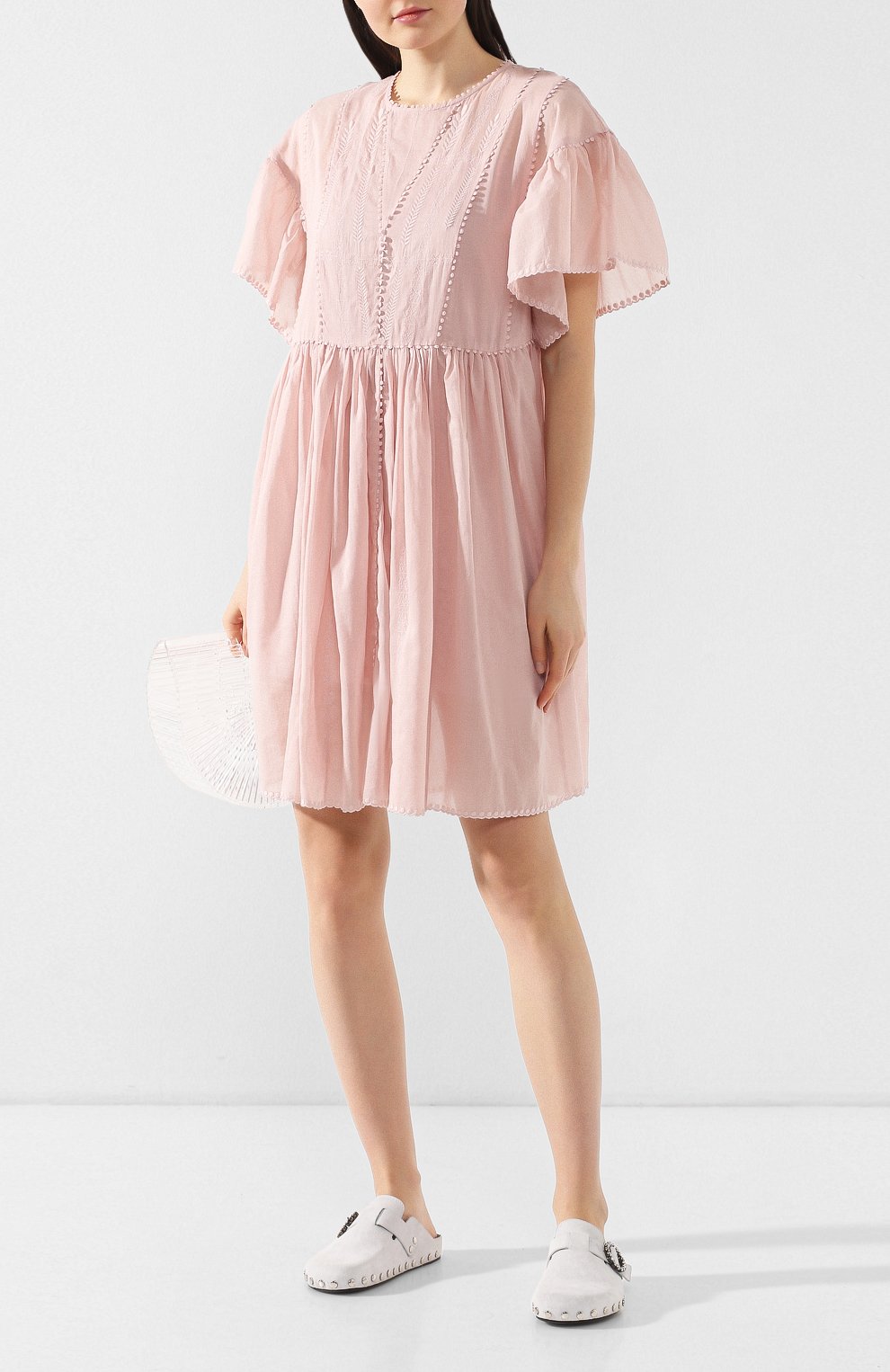 Хлопковое платье ISABEL MARANT ETOILE, арт. R01261-19P023E/ANNAELLE, фото 2