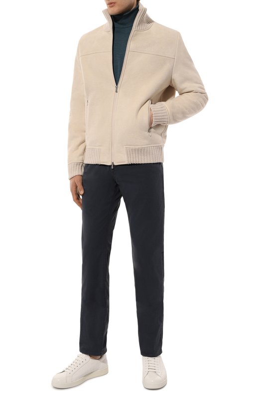 Водолазка из кашемира и шелка Svevo Зелёный, фото 2