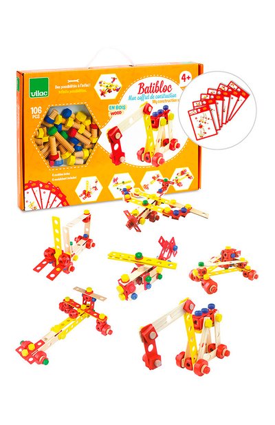 Конструктор из дерева батиблок VILAC, арт. 2139