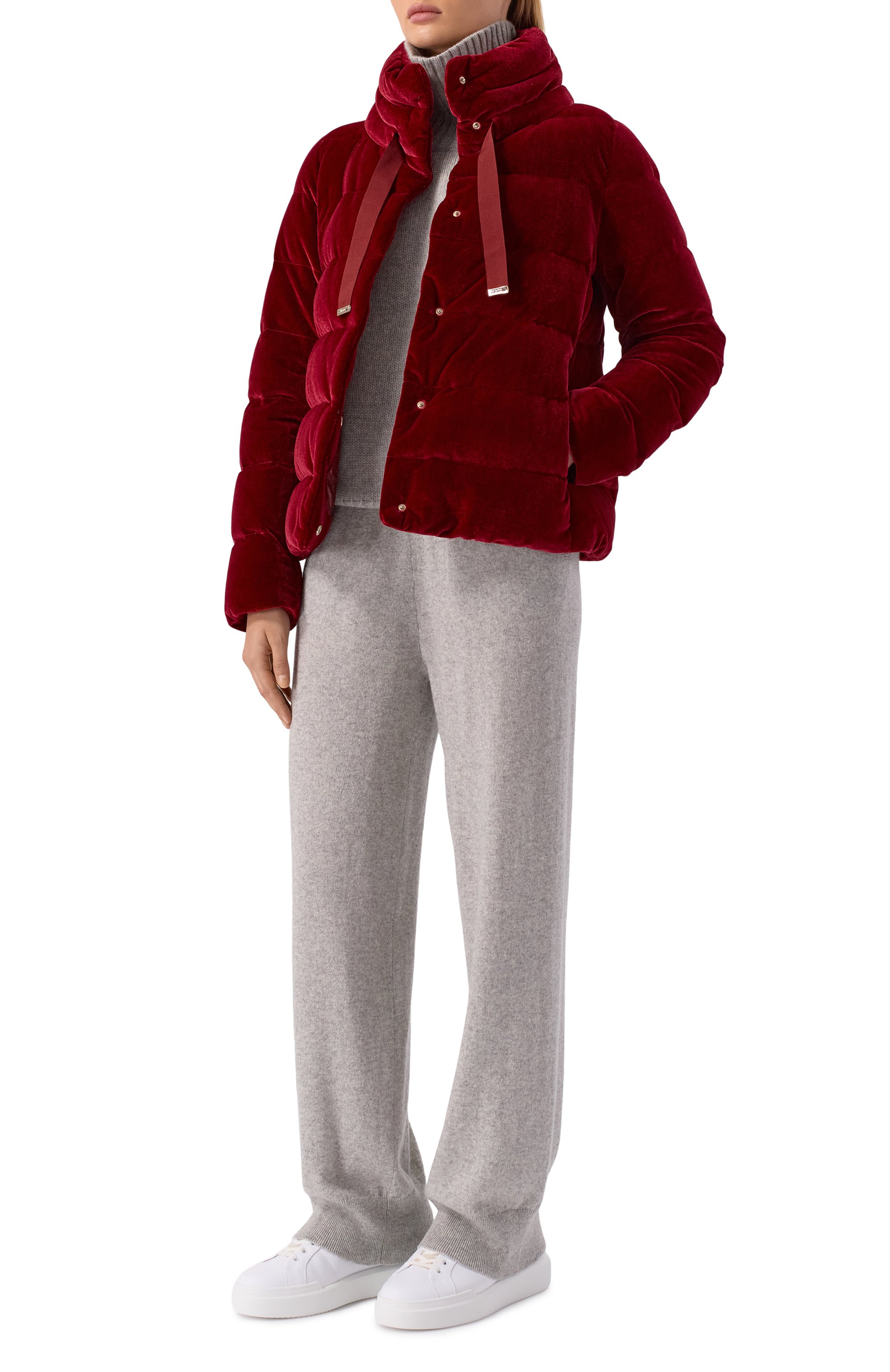 Бархатный пуховик HERNO, арт. PI002180D/15020S, фото 2