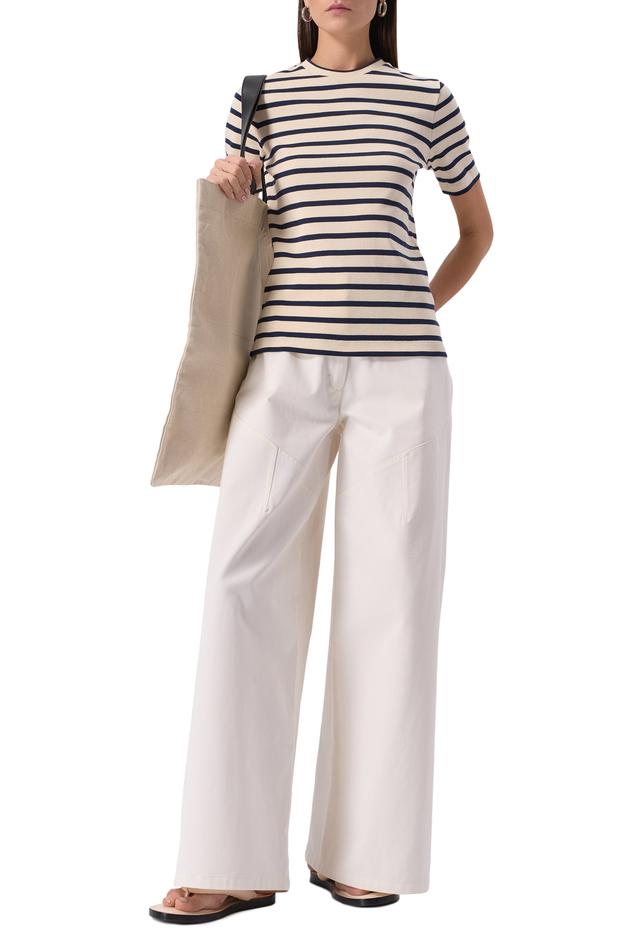 Хлопковая футболка JIL SANDER, арт. J40GC0111/J46497, фото 2