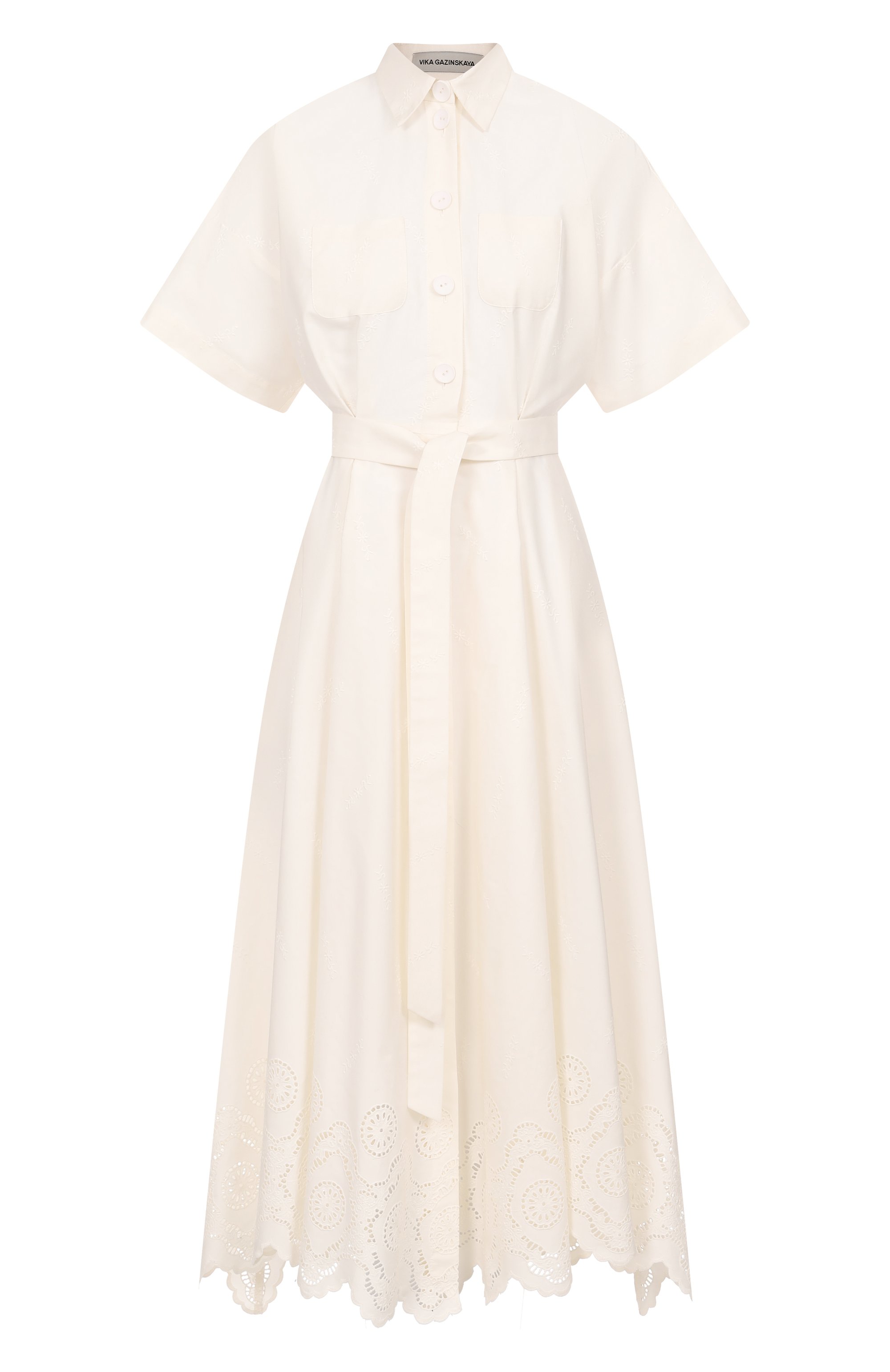 Хлопковое платье VIKA GAZINSKAYA, арт. SS25-13241, фото 1